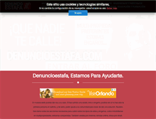 Tablet Screenshot of denuncioestafa.com